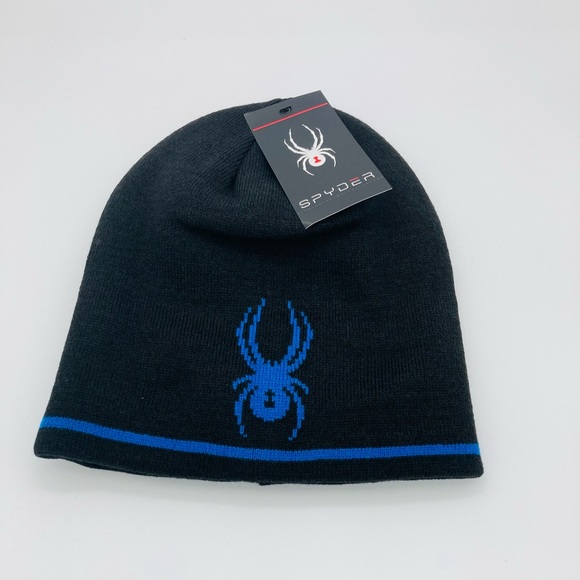 Spyder Other - NWT SPYDER JACQUARD LOGO STRIPE BEANIE